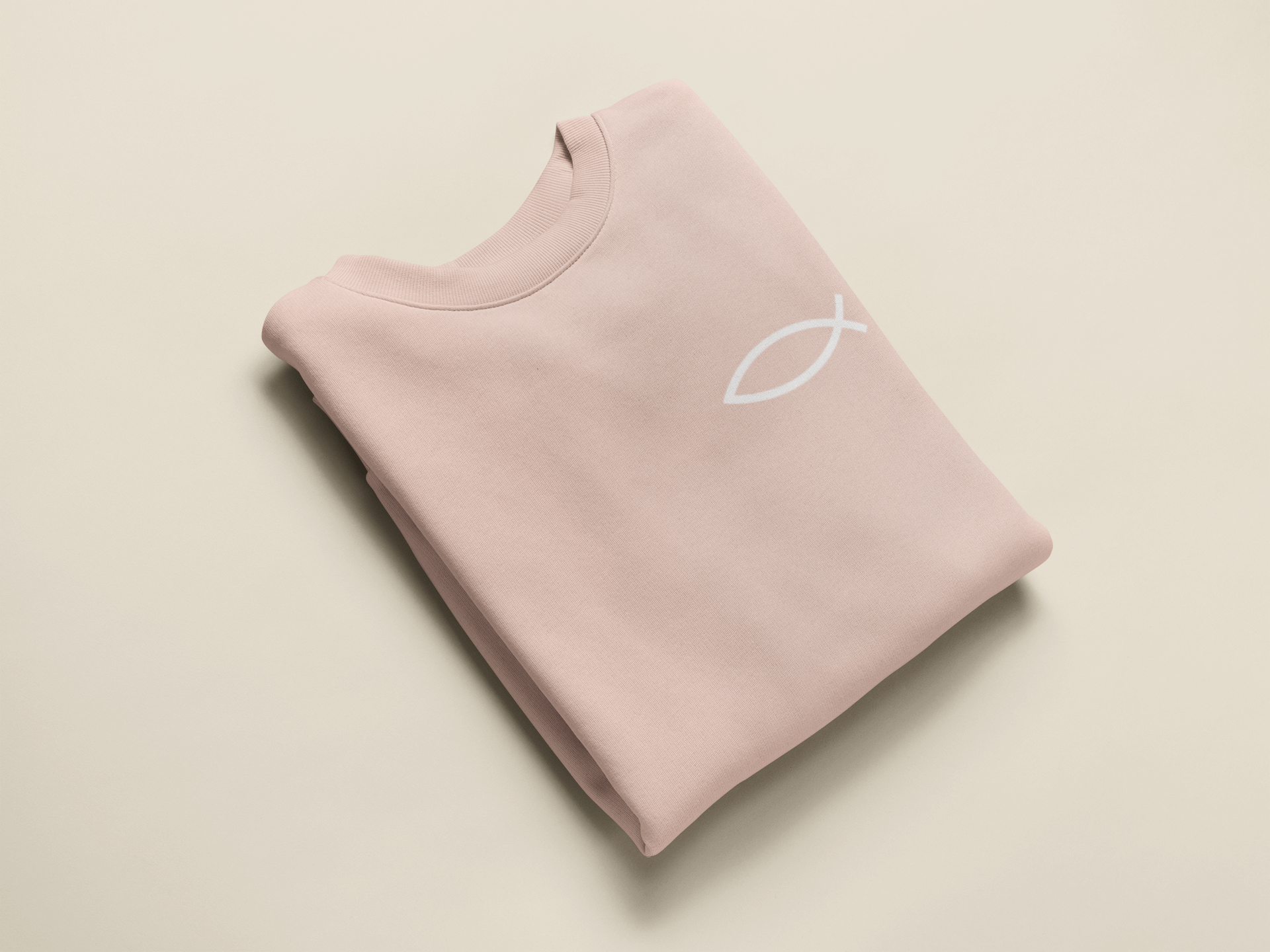 Eucharistischer Fisch Damen Sweatshirt