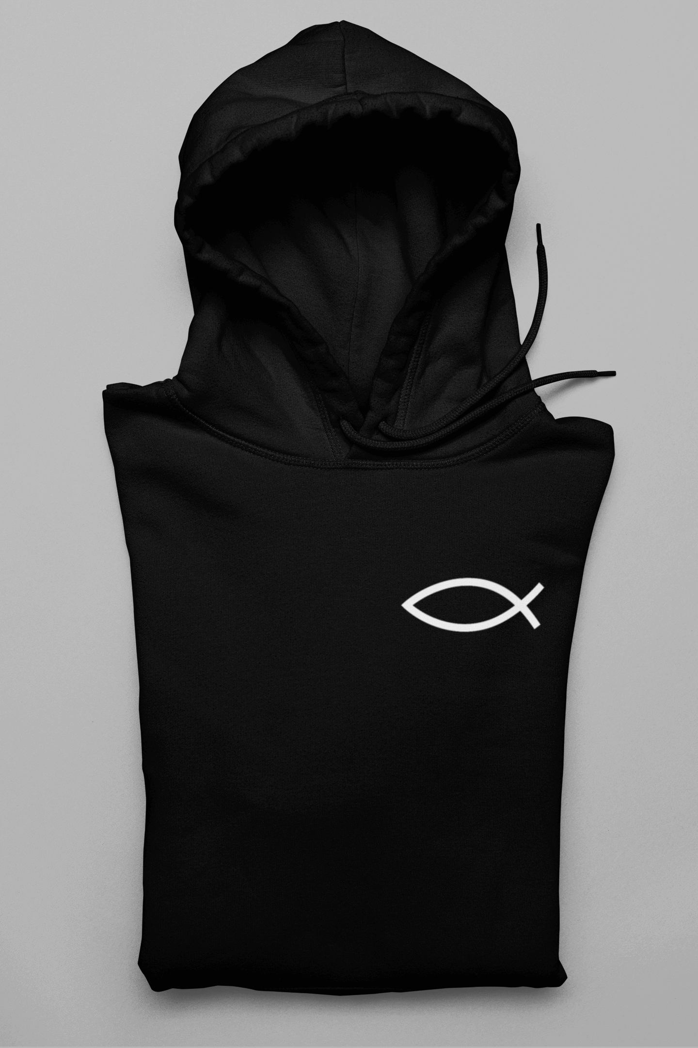 Eucharistischer Fisch Herren Hoodie