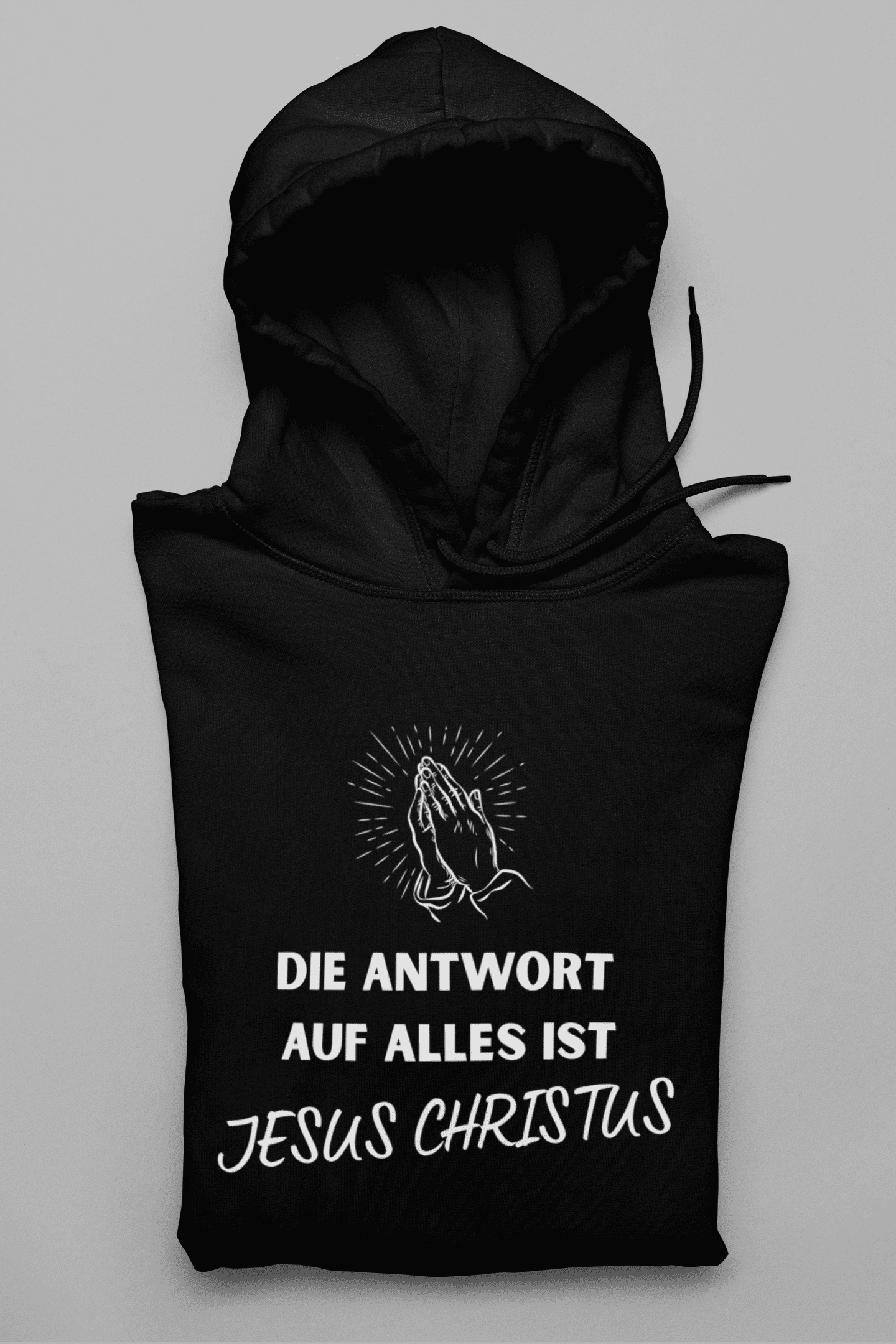Die Antwort auf alles ist Jesus Damen Hoodie