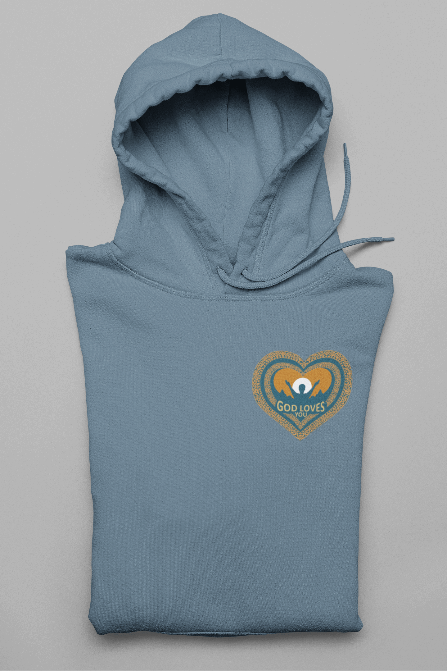 God Loves You Hoodie Herren