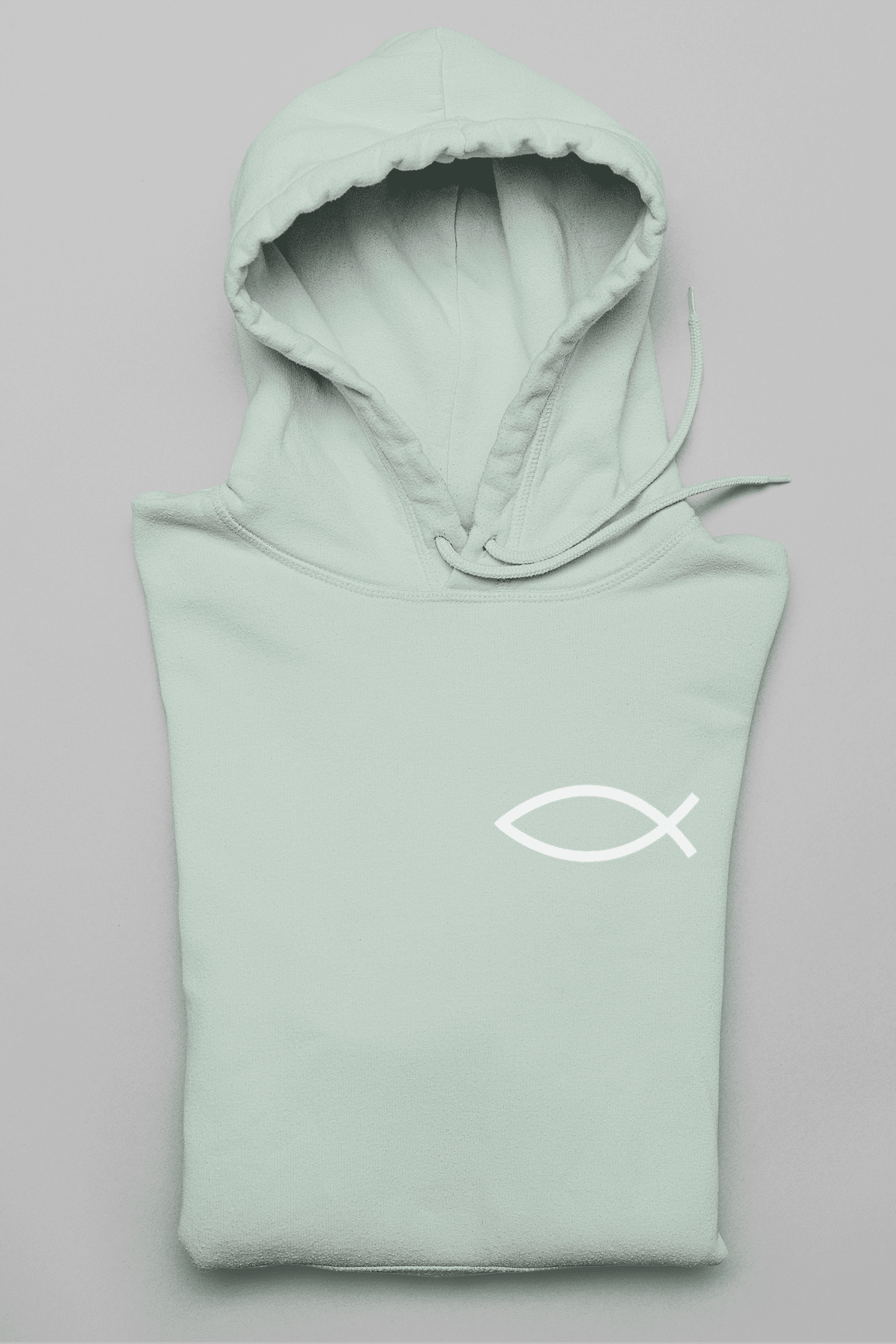 Eucharistischer Fisch Damen Hoodie