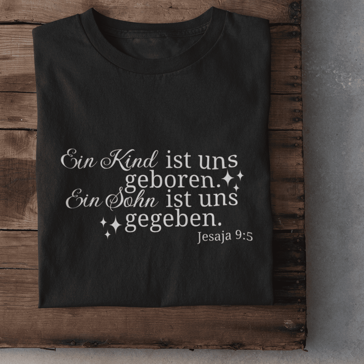 Ein Kind ist uns geboren - Herren Tshirt