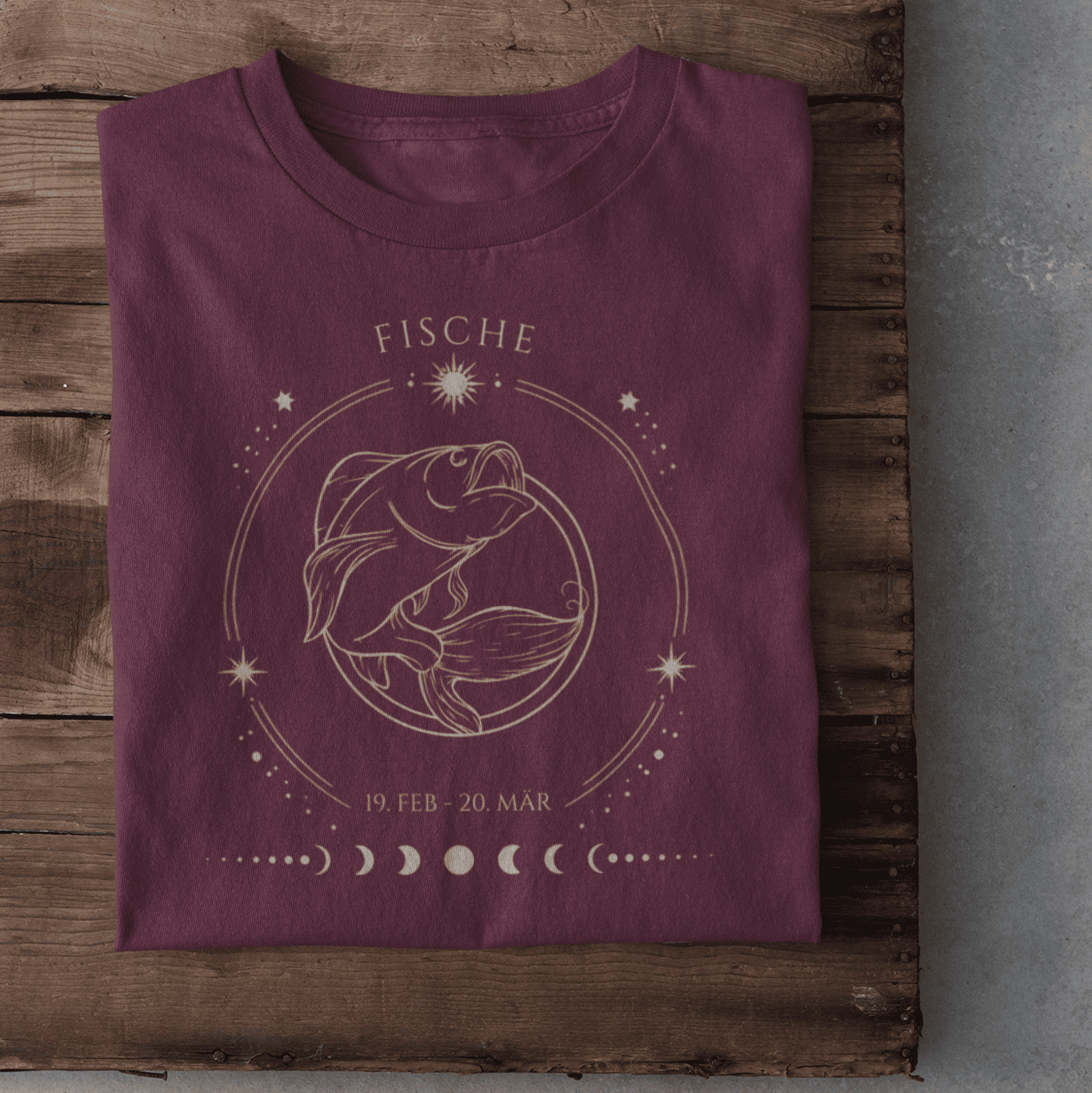 Sternzeichen Fische- Herren T-Shirt