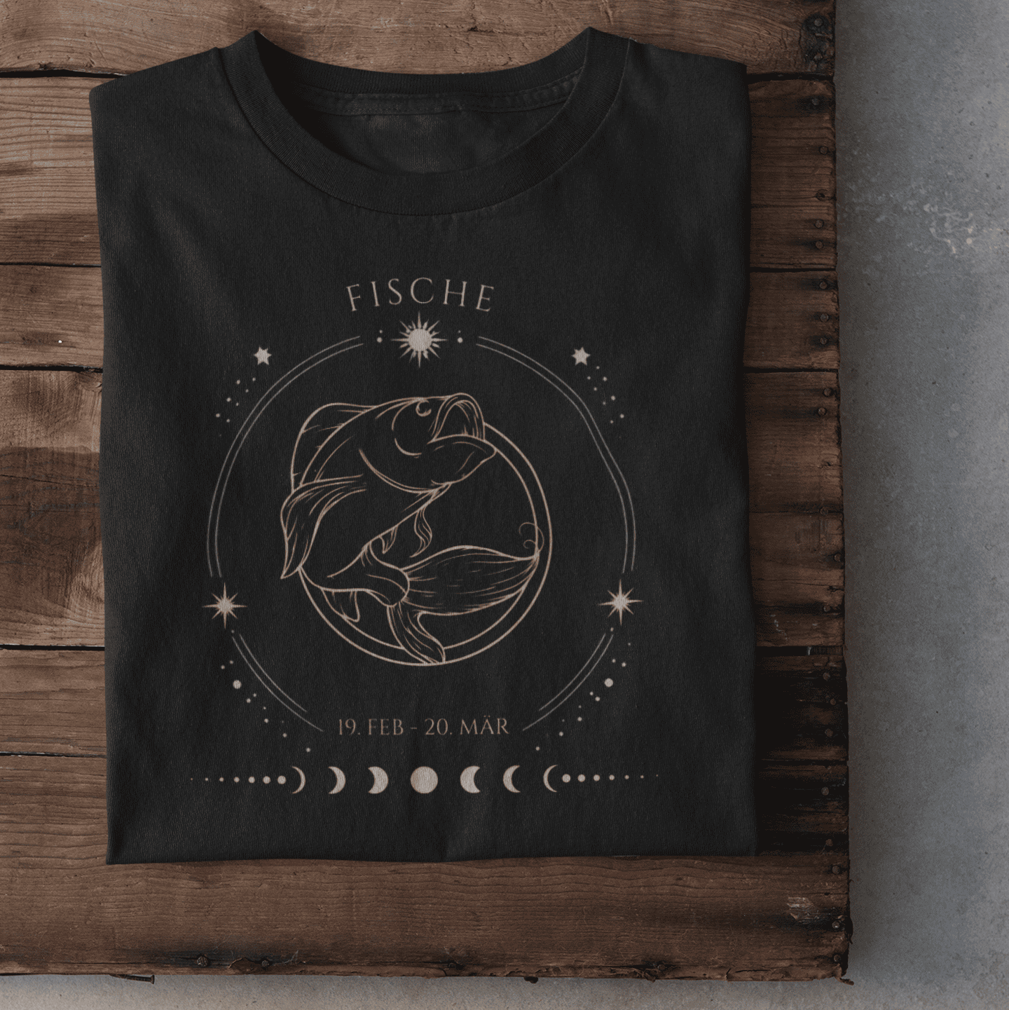 Sternzeichen Fische- Herren T-Shirt