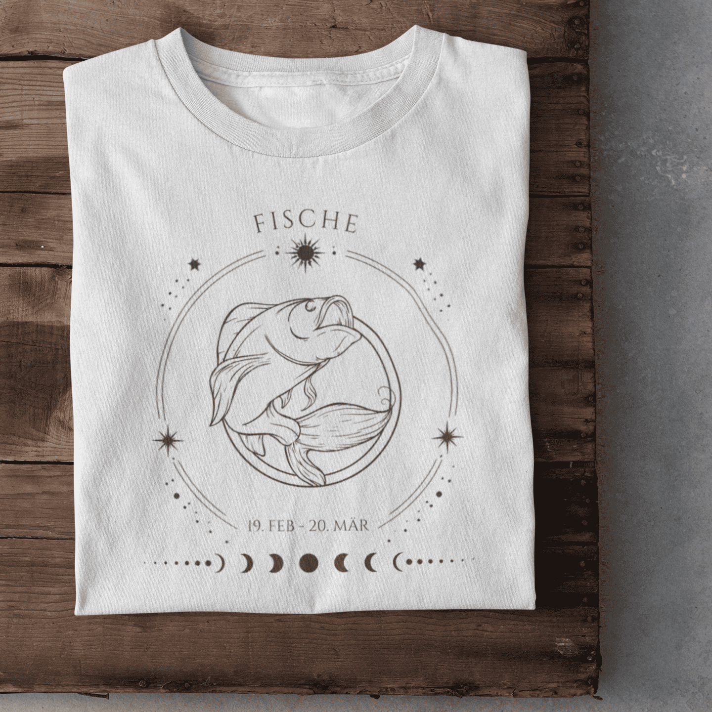Sternzeichen Fische- Herren T-Shirt