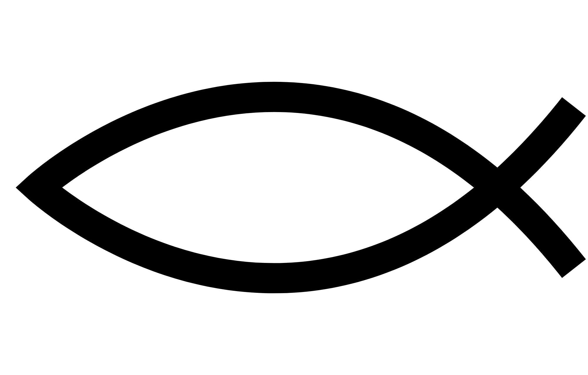 Glaubenssticker - Eucharistischer Fisch