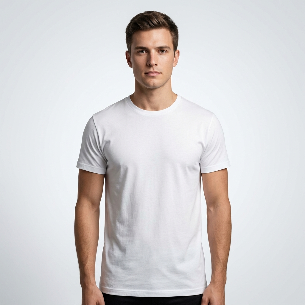Basic Herren T-Shirt – Premium Baumwolle | Perfekt für Bügelbilder