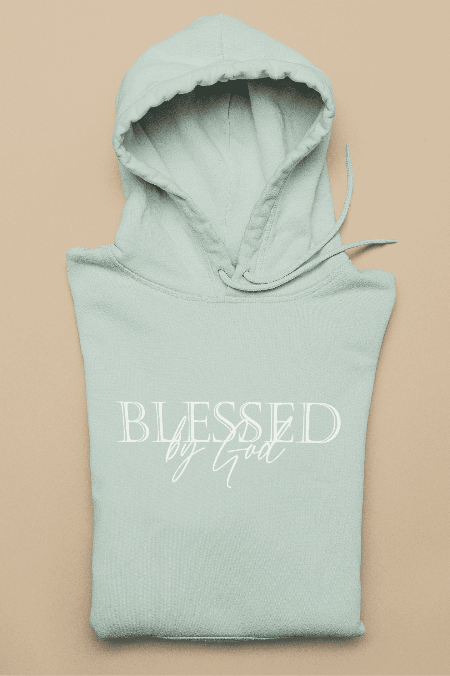 Christlicher Damen Hoodie „Blessed by God“ – Glaube & Streetwear Look