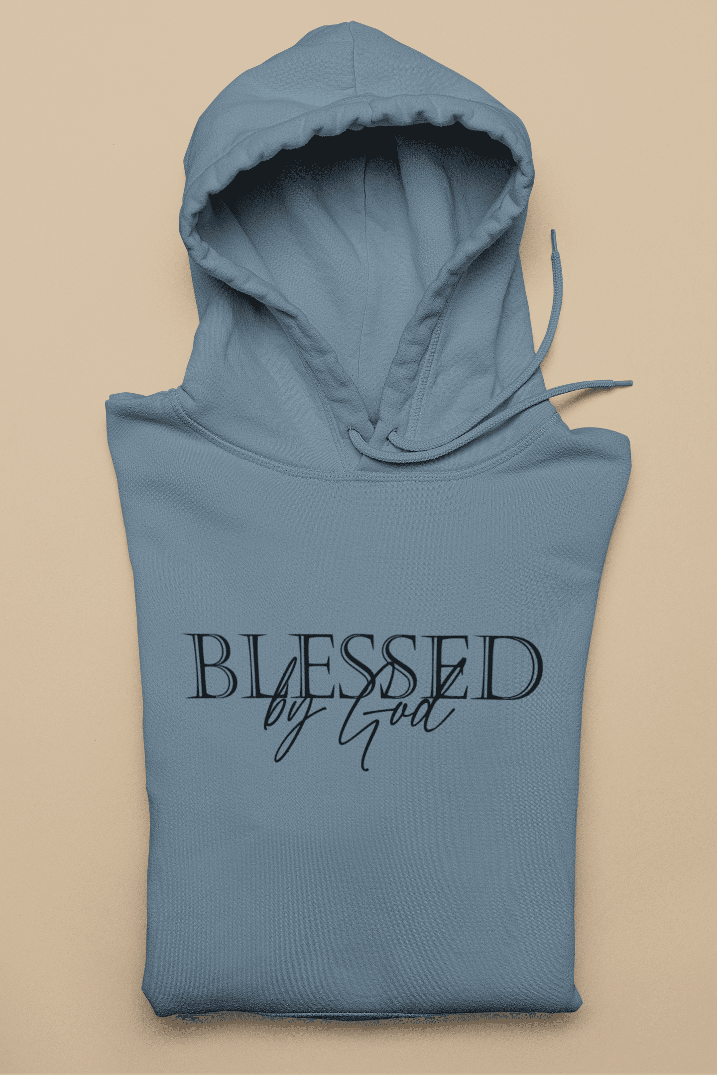 Christlicher Herren Hoodie „Blessed by God“ – Faith Streetwear