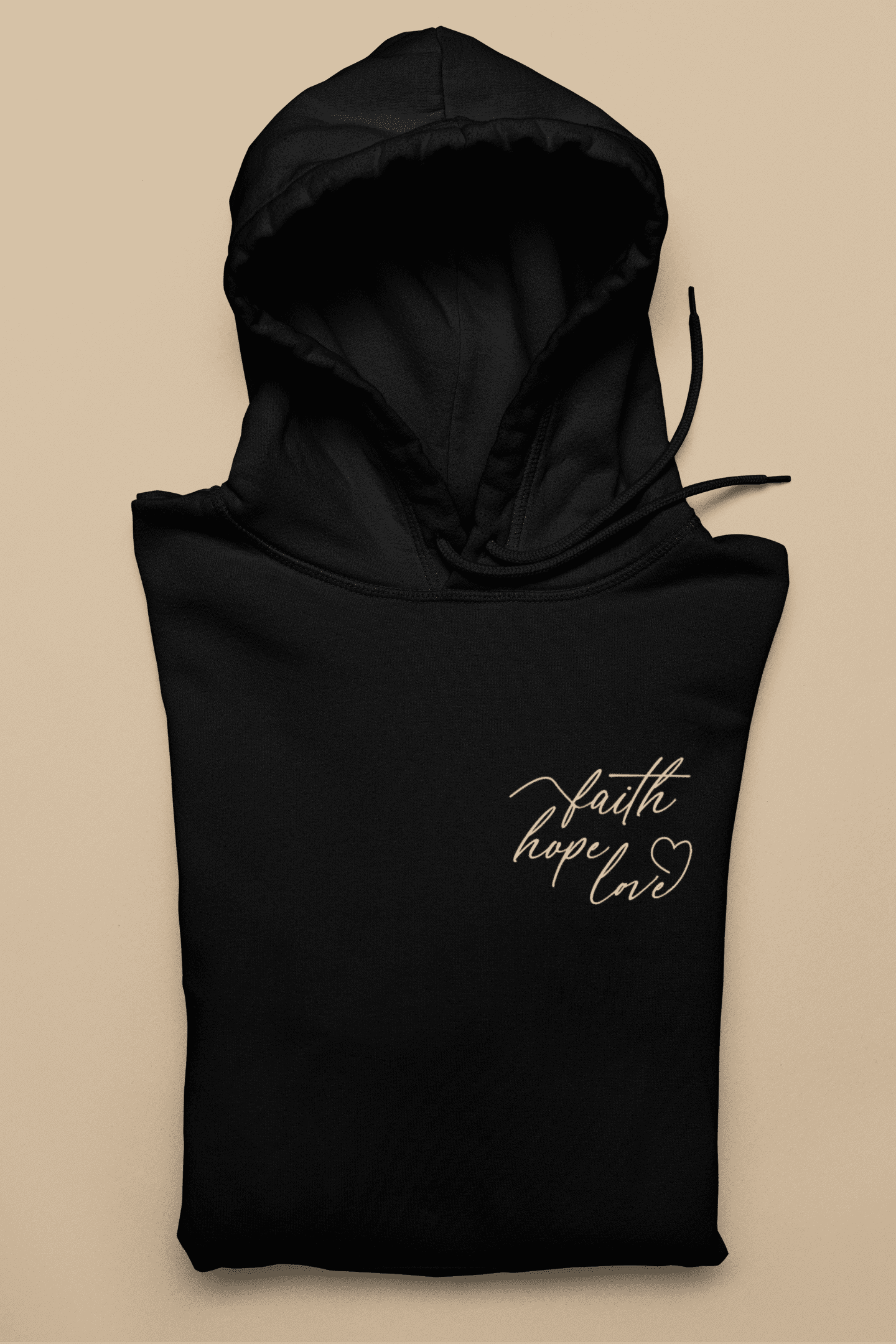 Christlicher Damen Hoodie „Faith Hope Love“ – Glaube sichtbar leben