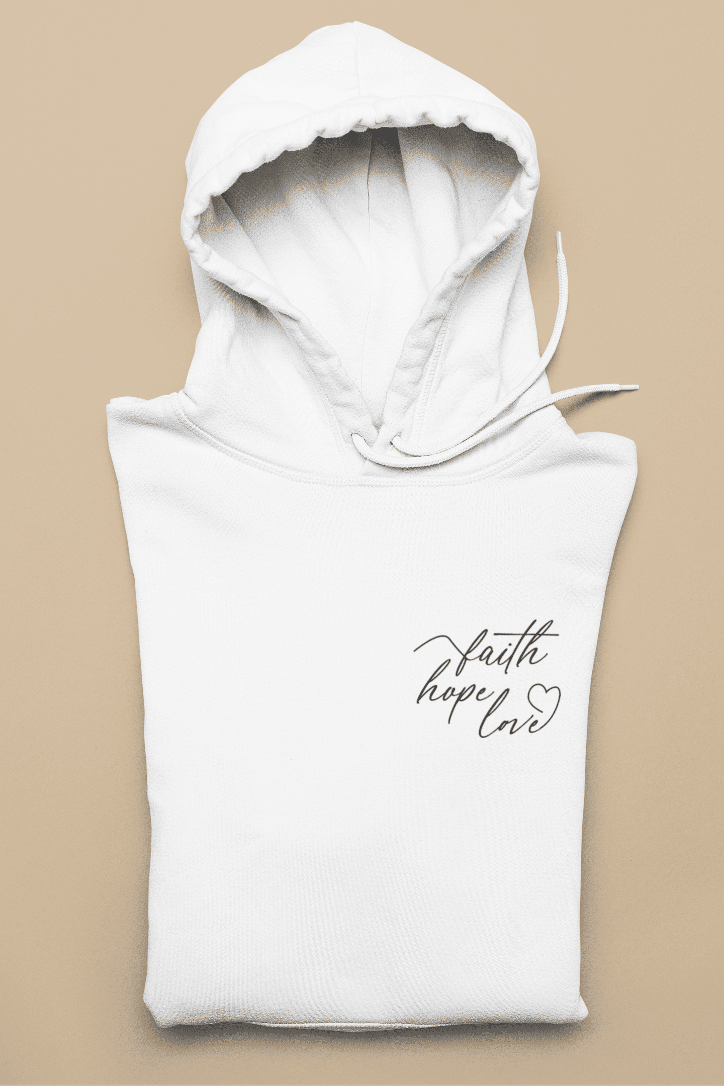 Christlicher Damen Hoodie „Faith Hope Love“ – Glaube sichtbar leben