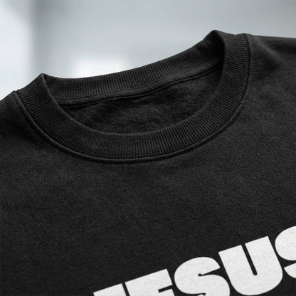 Christliches Sweatshirt Herren „Jesus Loves You“ | Christlicher Pullover mit Botschaft