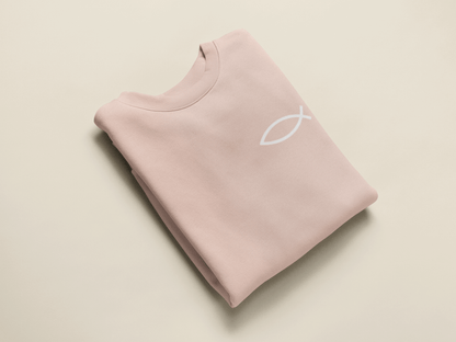 Eucharistischer Fisch  Damen Sweatshirt