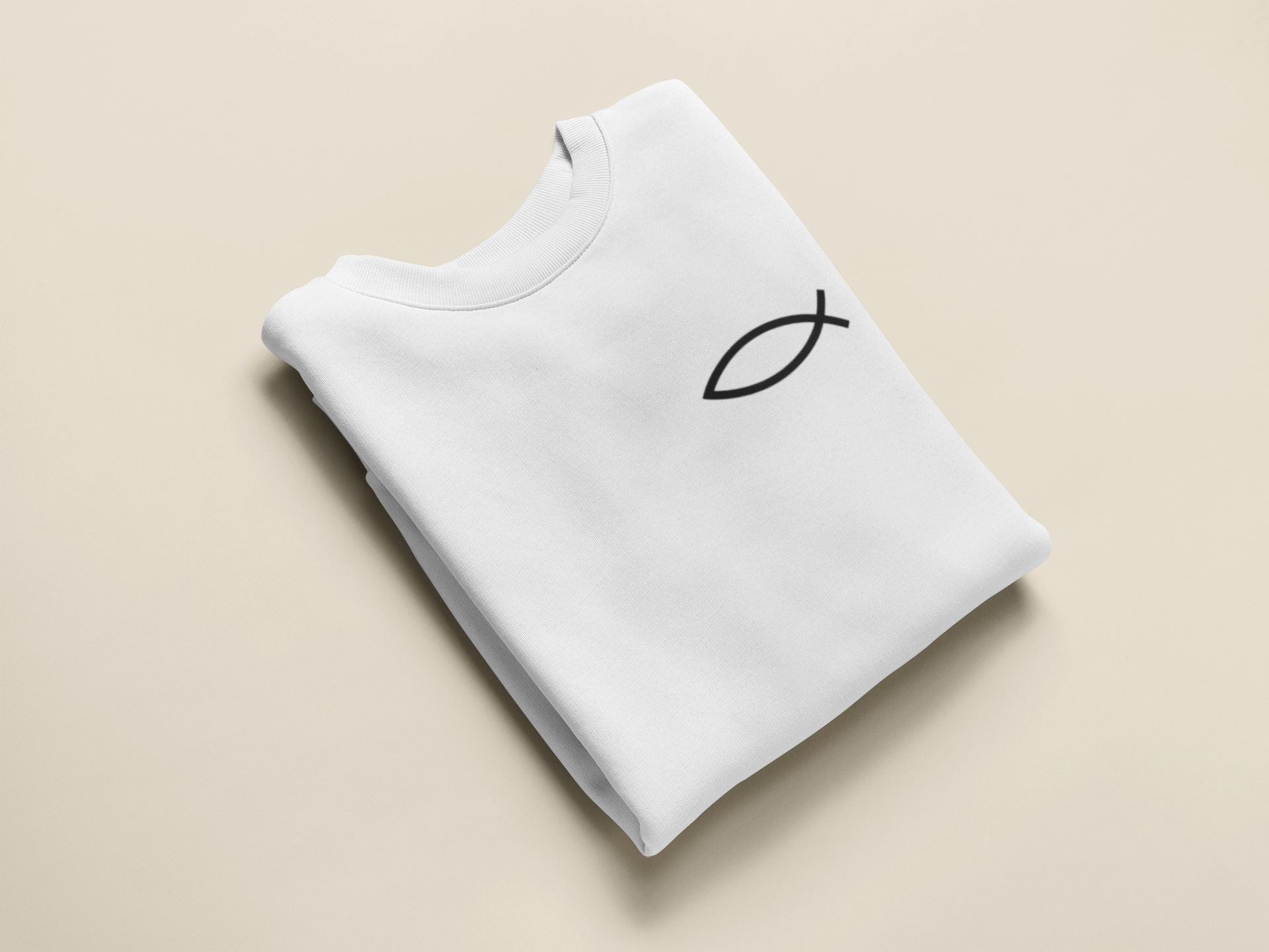 Eucharistischer Fisch  Damen Sweatshirt