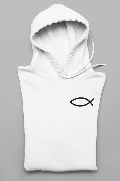 Eucharistischer Fisch Herren Hoodie