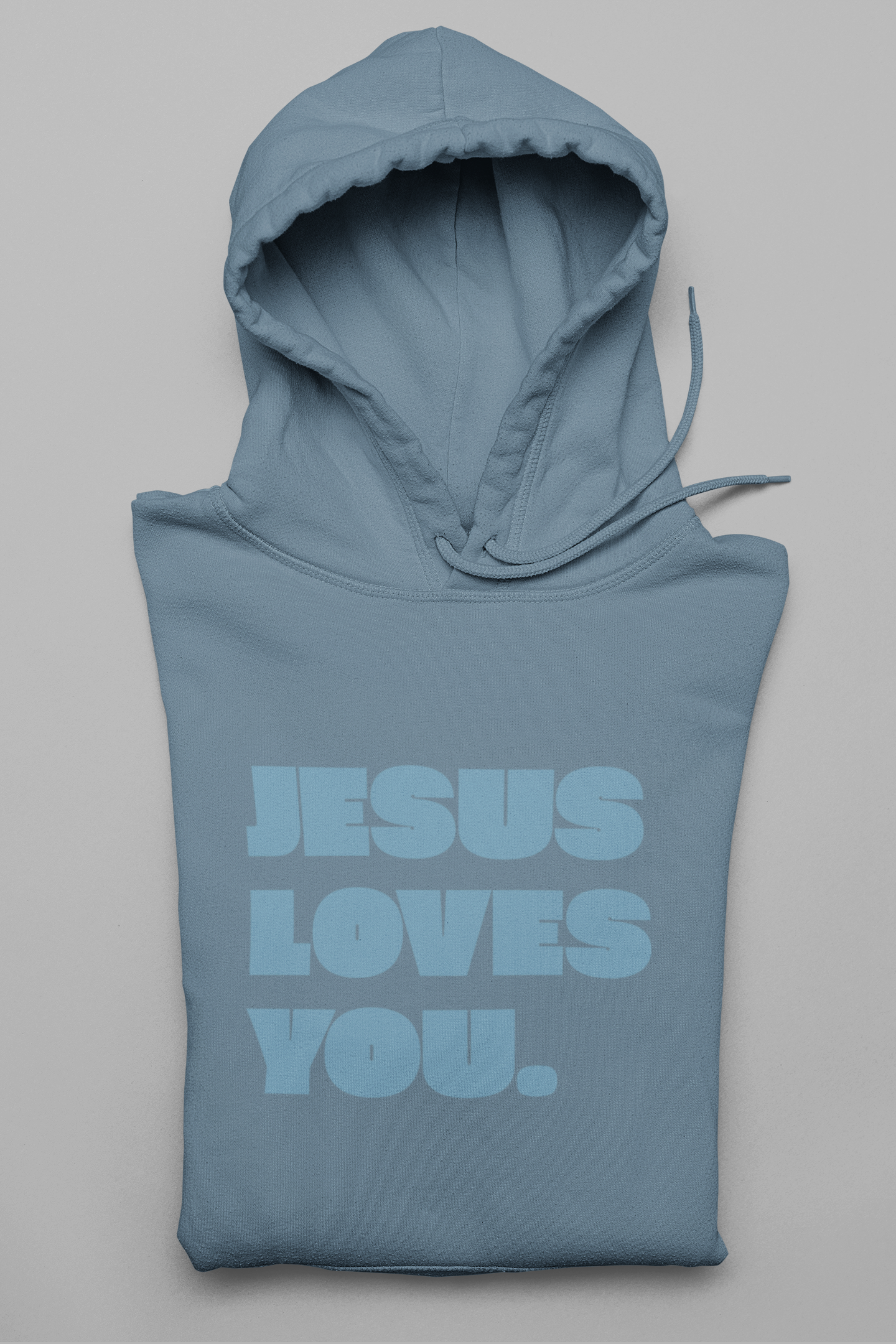 Christlicher Hoodie Herren „Jesus Loves You“ | Hoodie mit christlicher Botschaft