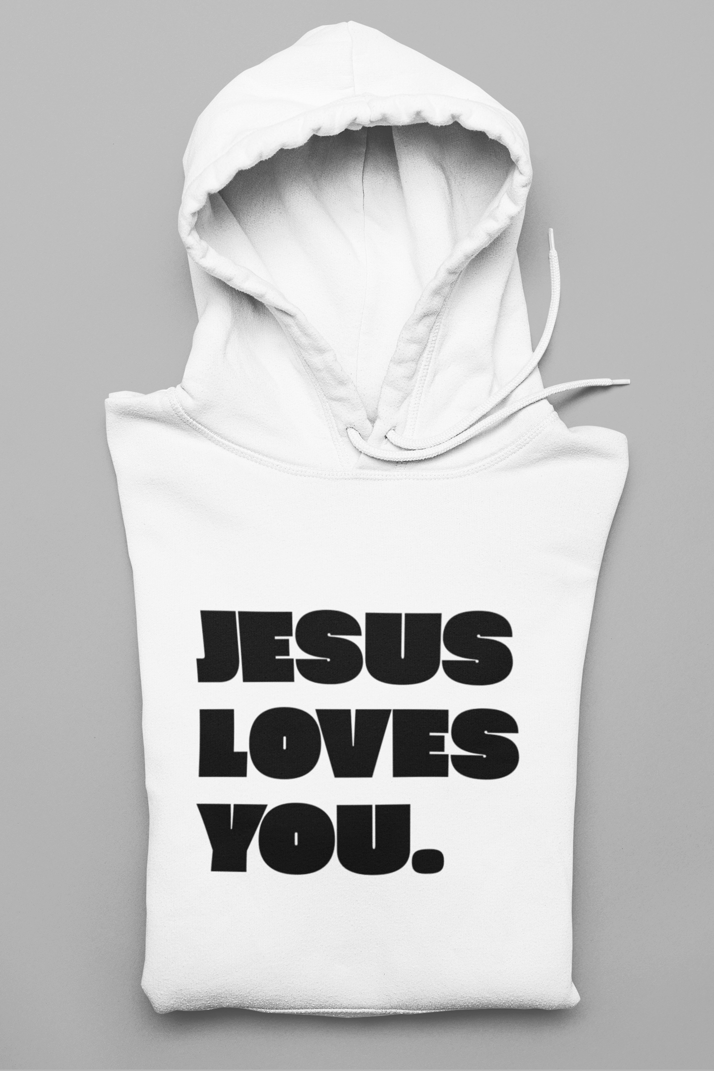 Christlicher Hoodie Damen „Jesus Loves You“ | Hoodie mit Liebe & Glaube