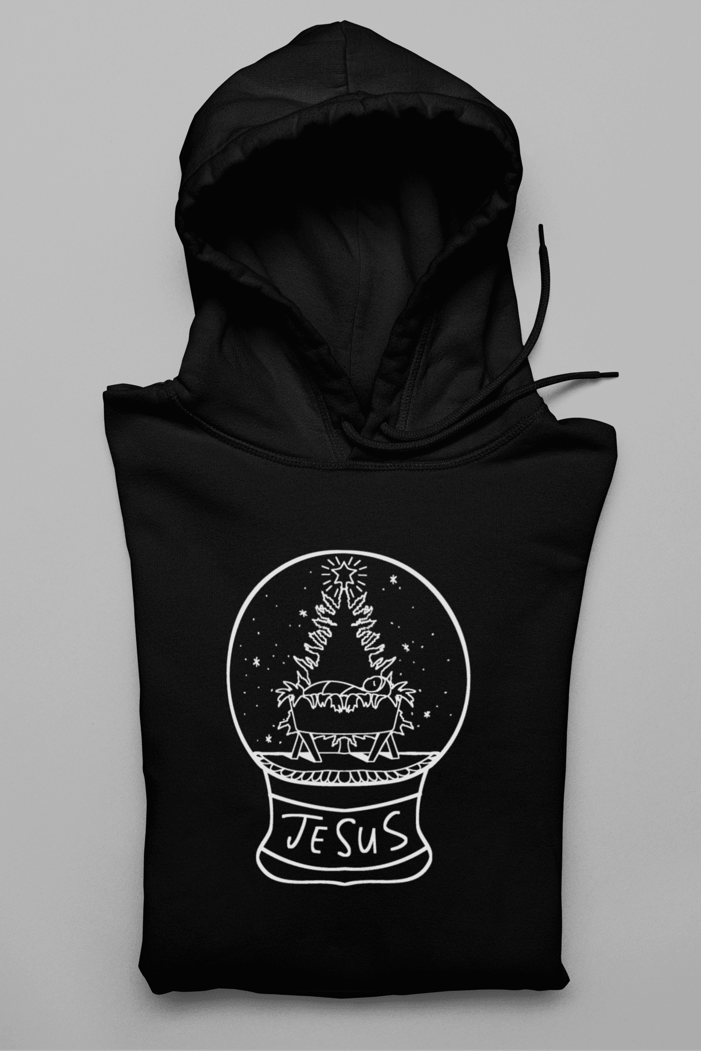Schneekugel Damen Hoodie