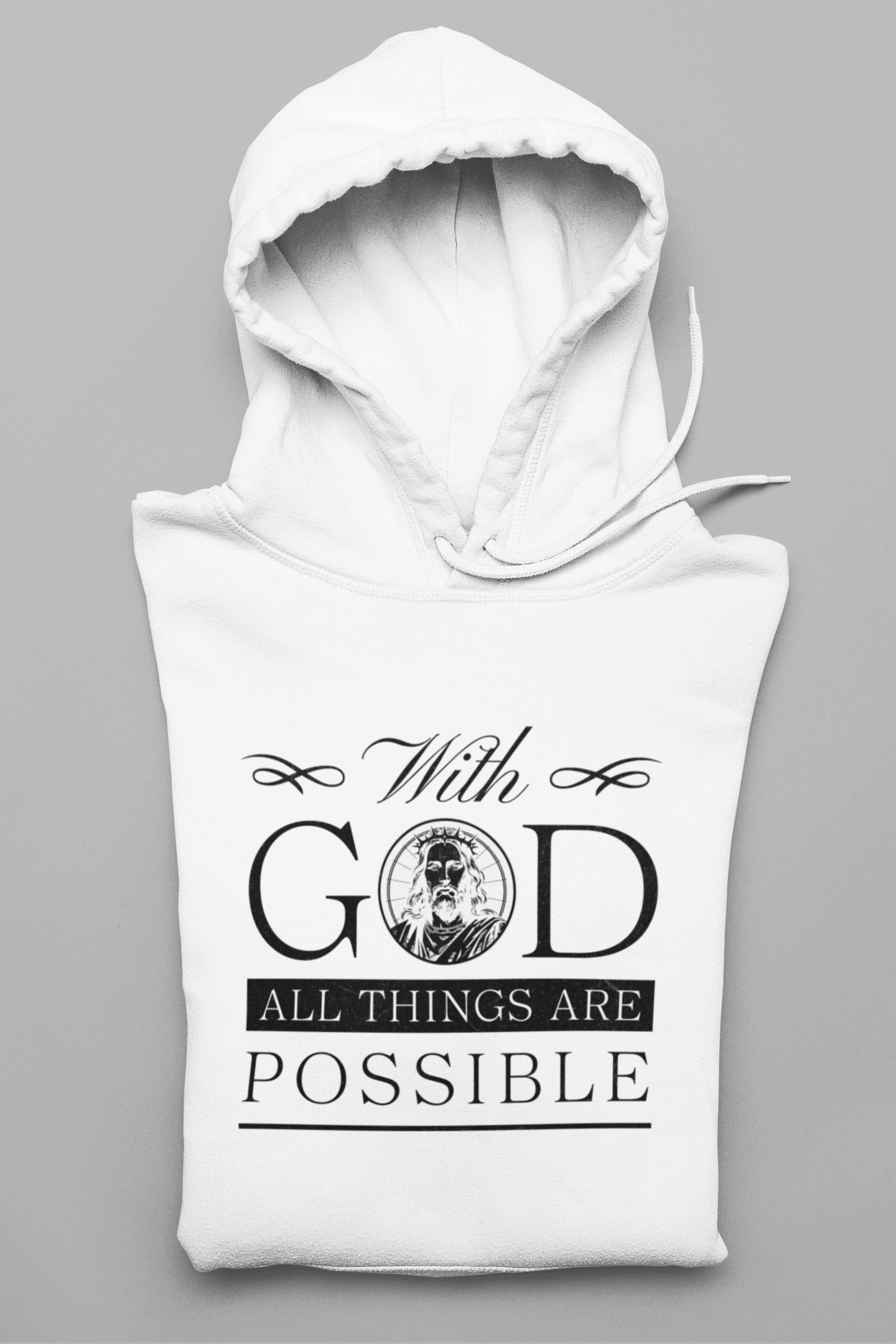 With God all Things are possible Herren Hoodie