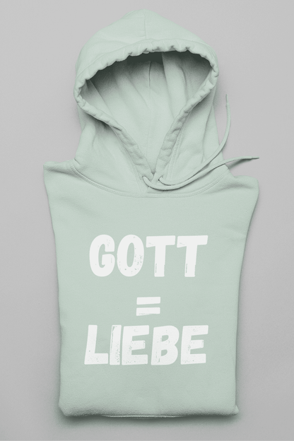 Gott = Liebe Herren Hoodie