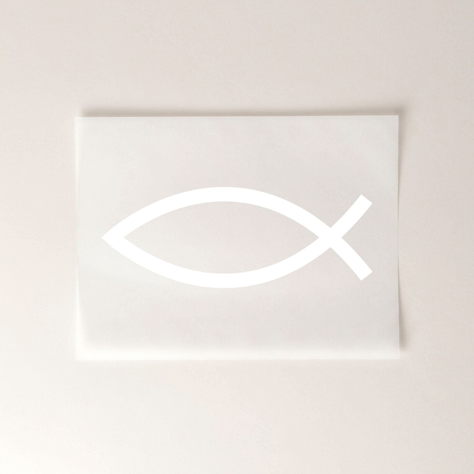 EucharistischerFisch Bügelbild | 8 cm breit