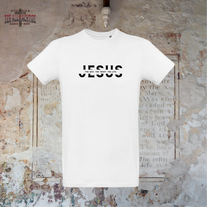 Jesus - they way. the trust. the life Herren Tshirt