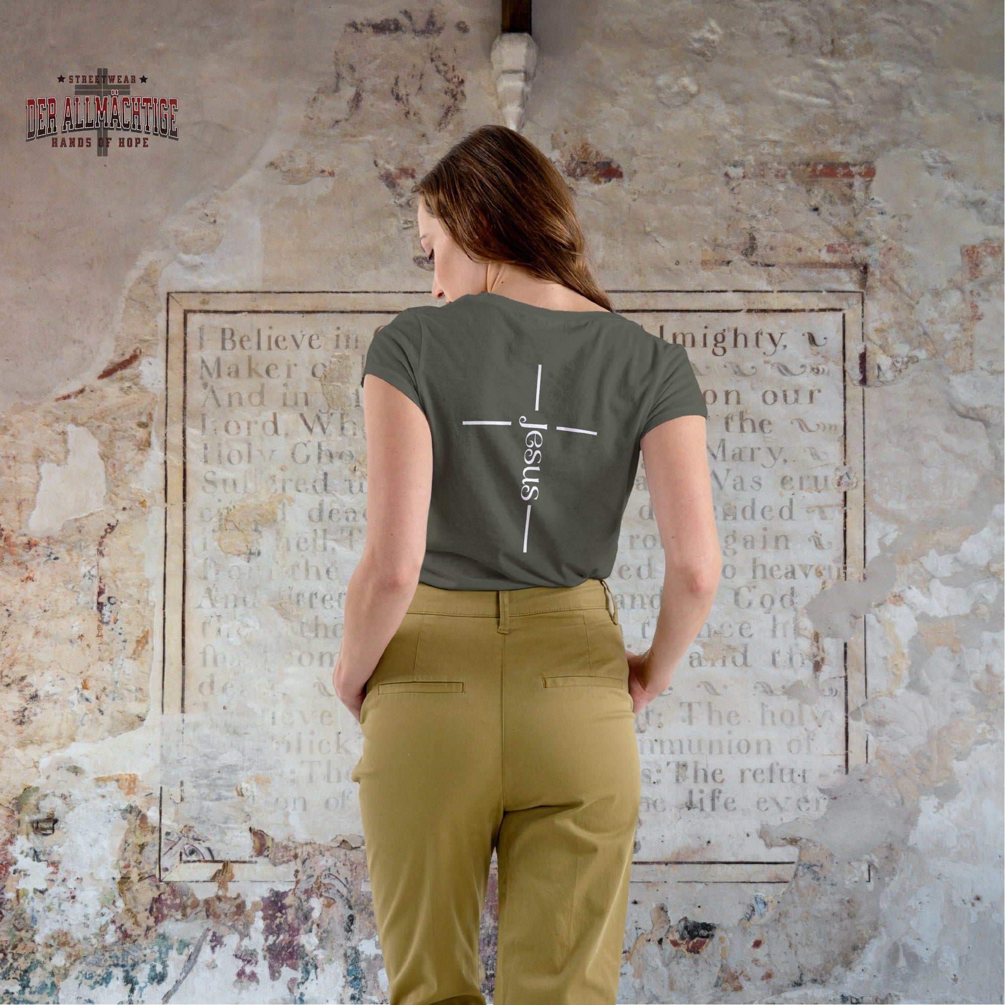 Jesus Kreuz  Damen Tshirt