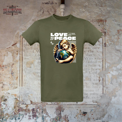 Peace & Love Damen Tshirt