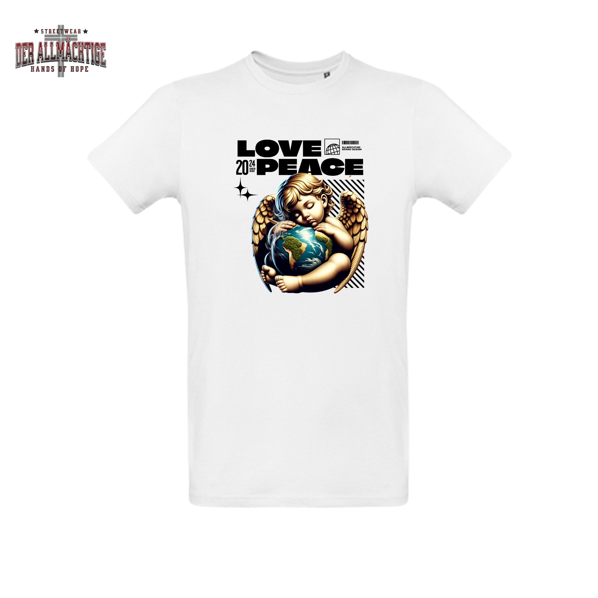 Peace & Love Herren  Tshirt