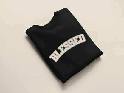 Blessed Schriftzug - Damen Sweatshirt