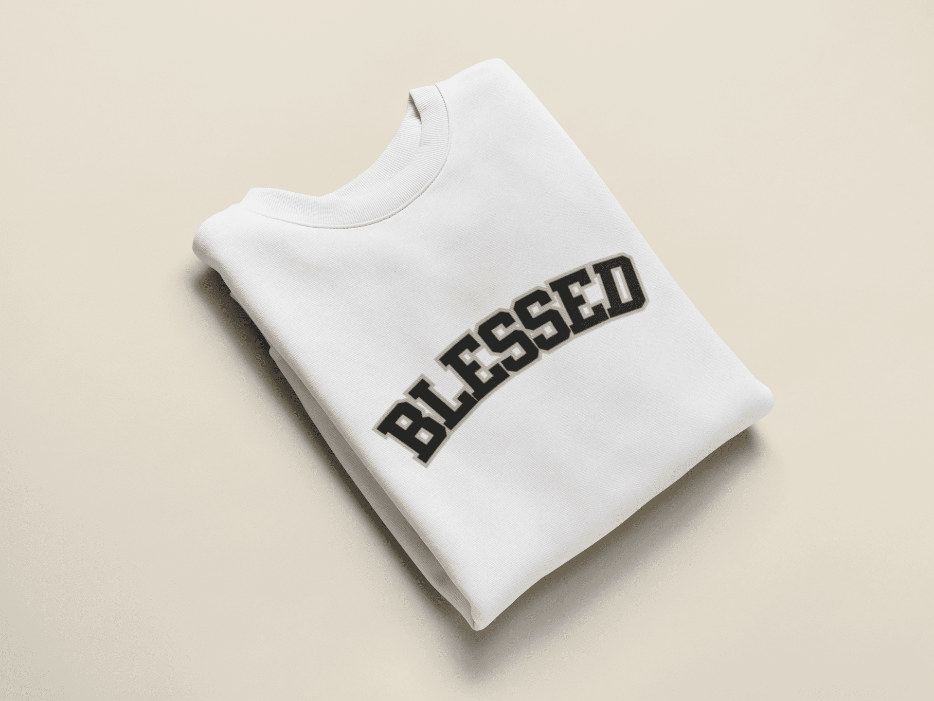 Blessed Schriftzug - Damen Sweatshirt