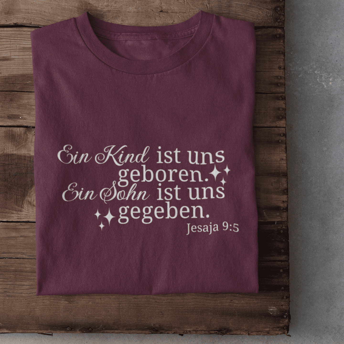 Ein Kind ist uns geboren - Herren Tshirt