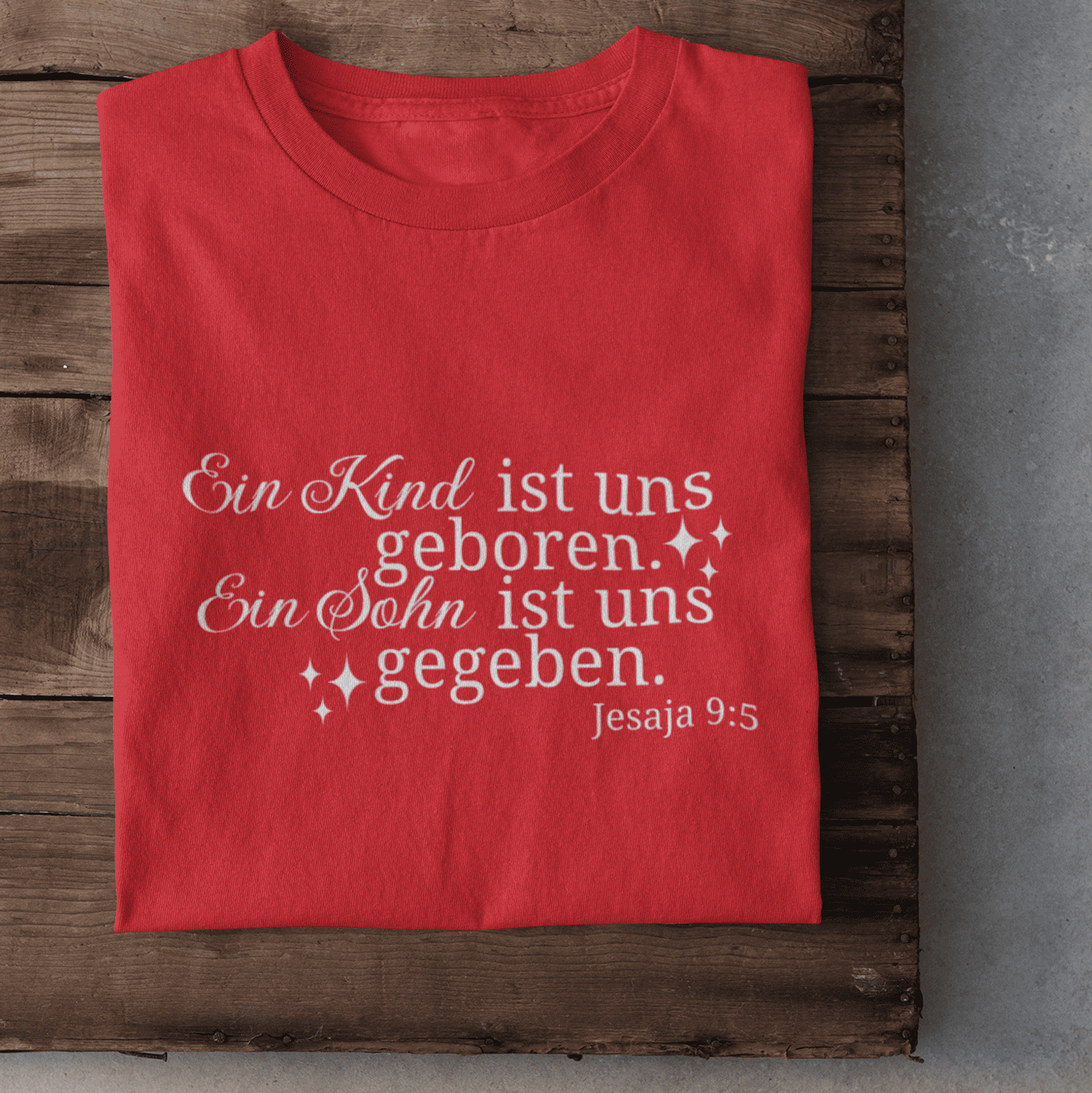 Ein Kind ist uns geboren - Herren Tshirt