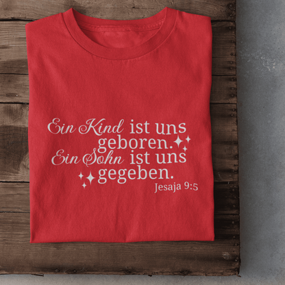 Ein Kind ist uns geboren - Herren Tshirt