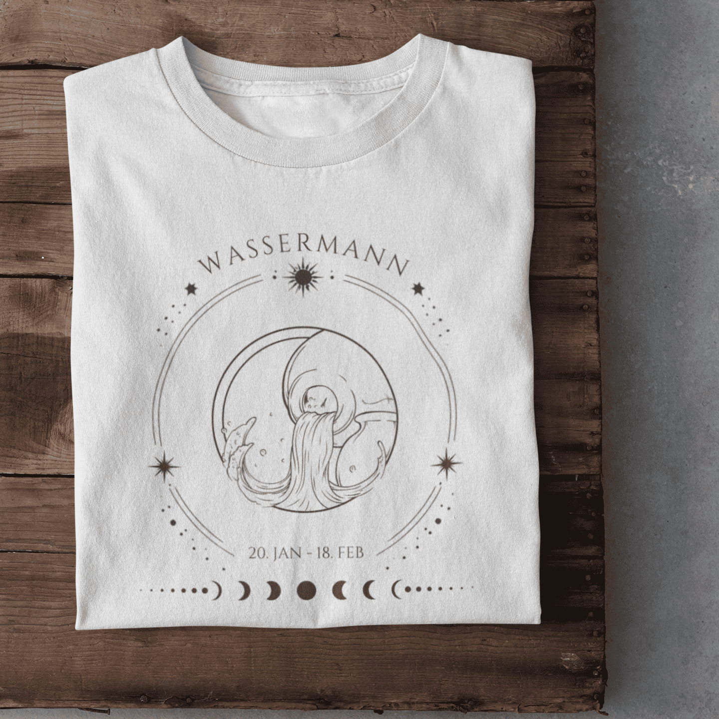 Sternzeichen Wassermann- Herren T-Shirt