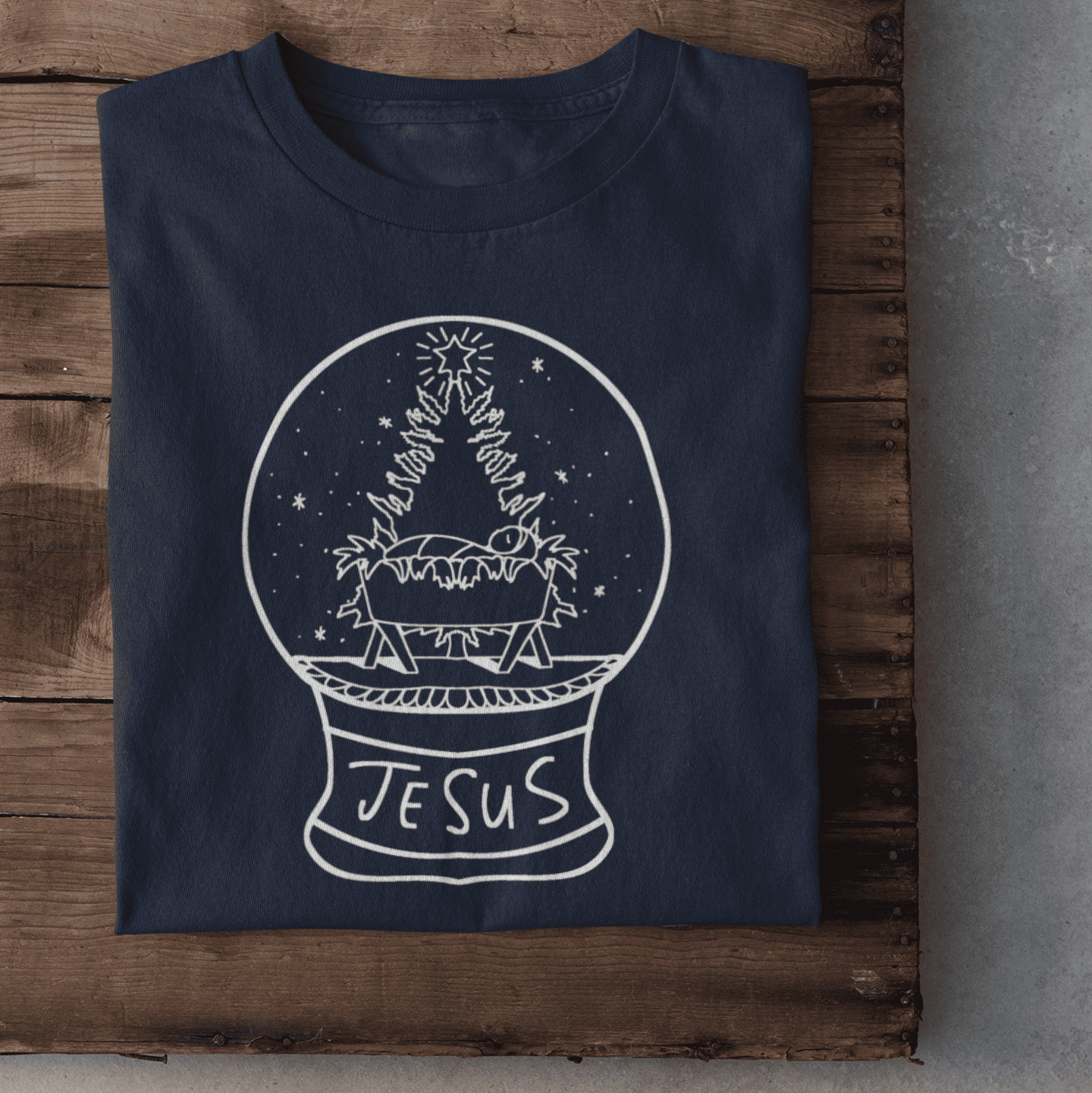 Schneekugel Herren Tshirt