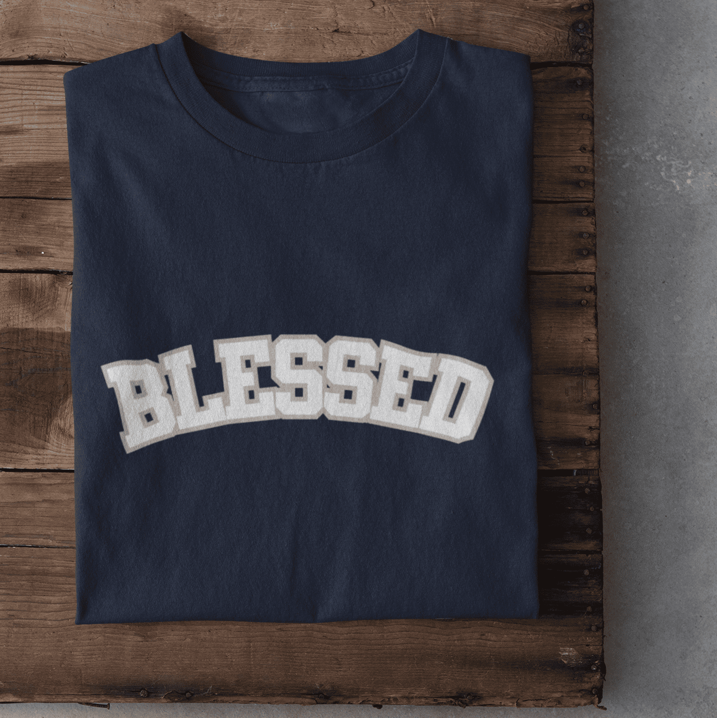 Blessed Schriftzug - Herren Tshirt