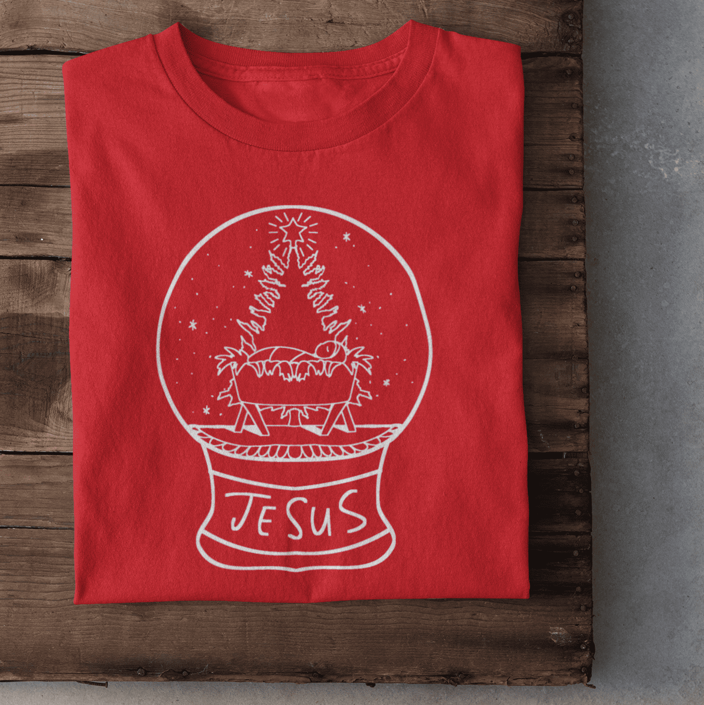 Schneekugel Herren Tshirt