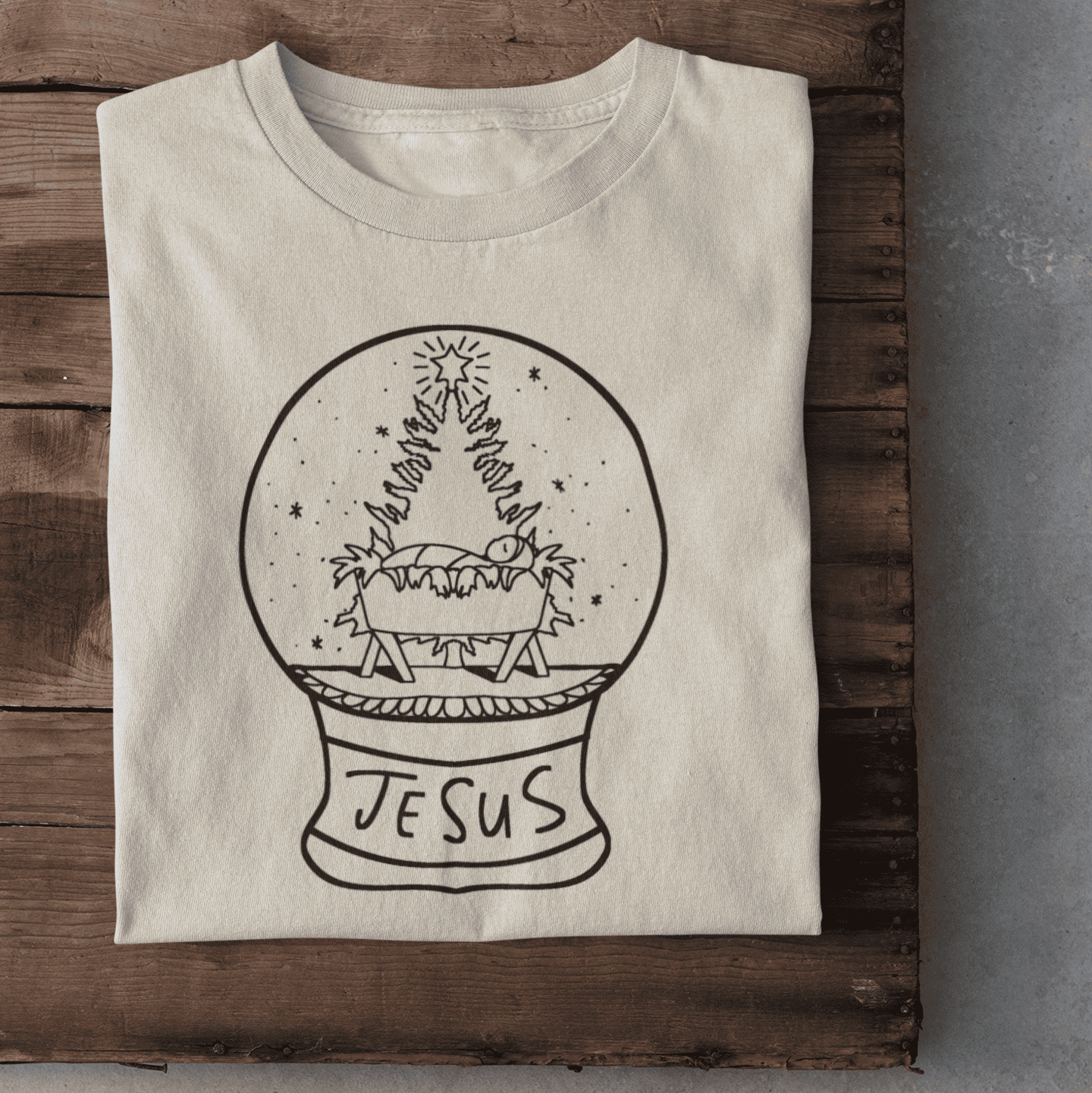 Schneekugel Herren Tshirt