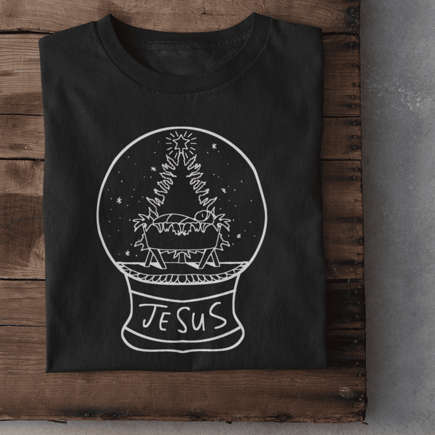 Schneekugel Herren Tshirt