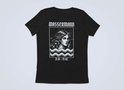 Sternzeichen Wassermann Backprint - Herren T-Shirt