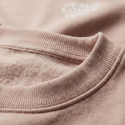 Christliches Sweatshirt Damen „Jesus Loves You“ | Pullover mit Liebe & Glaube