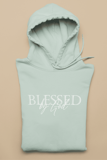 Christlicher Damen Hoodie „Blessed by God“ – Glaube & Streetwear Look