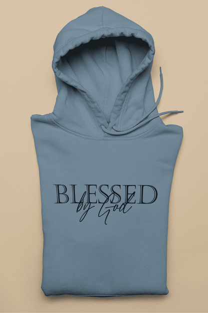Christlicher Herren Hoodie „Blessed by God“ – Faith Streetwear