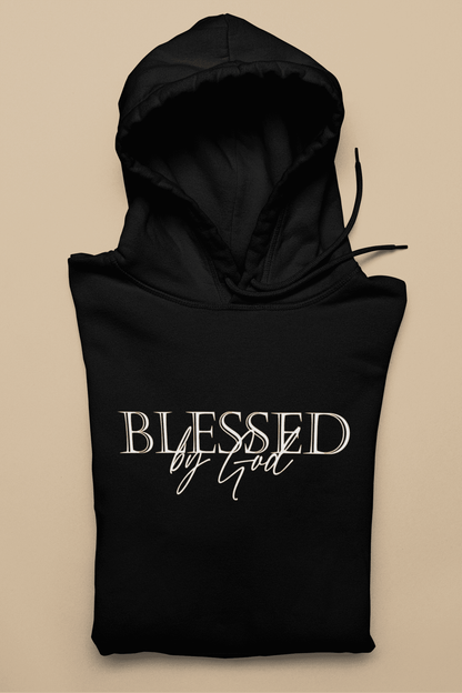 Christlicher Herren Hoodie „Blessed by God“ – Faith Streetwear