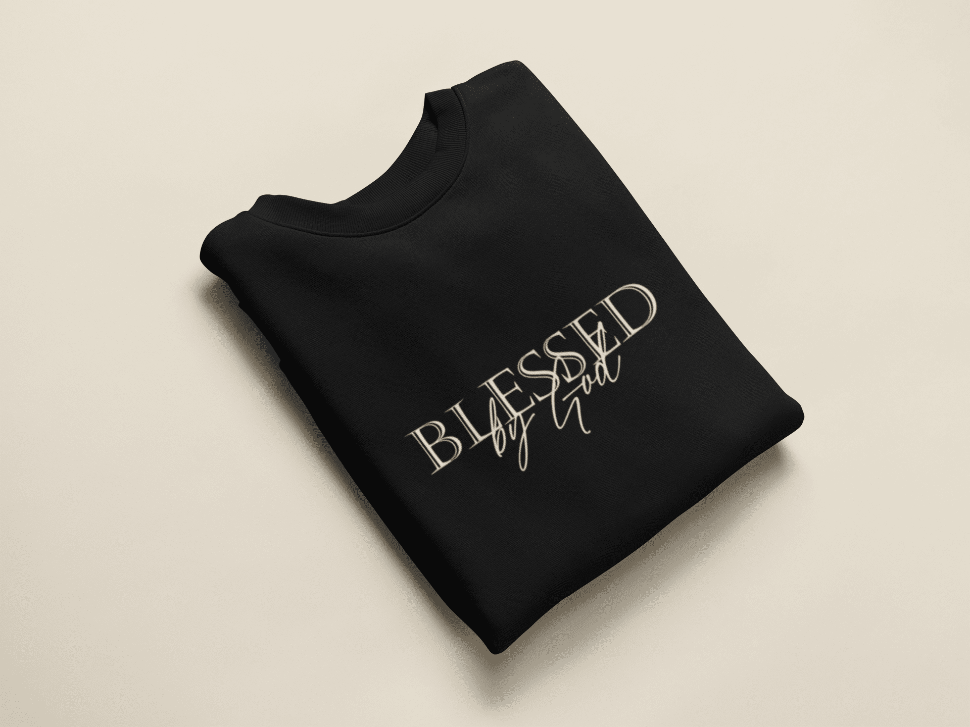 Christliches Damen Sweatshirt „Blessed by God“ – Moderner Glaubensstyle