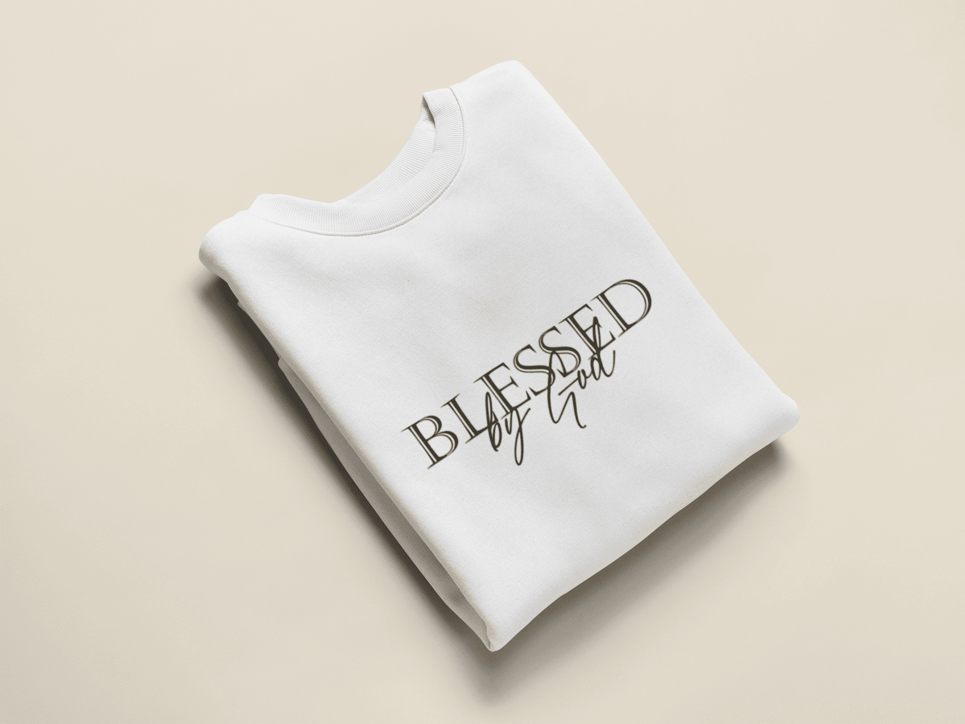 Christliches Damen Sweatshirt „Blessed by God“ – Moderner Glaubensstyle